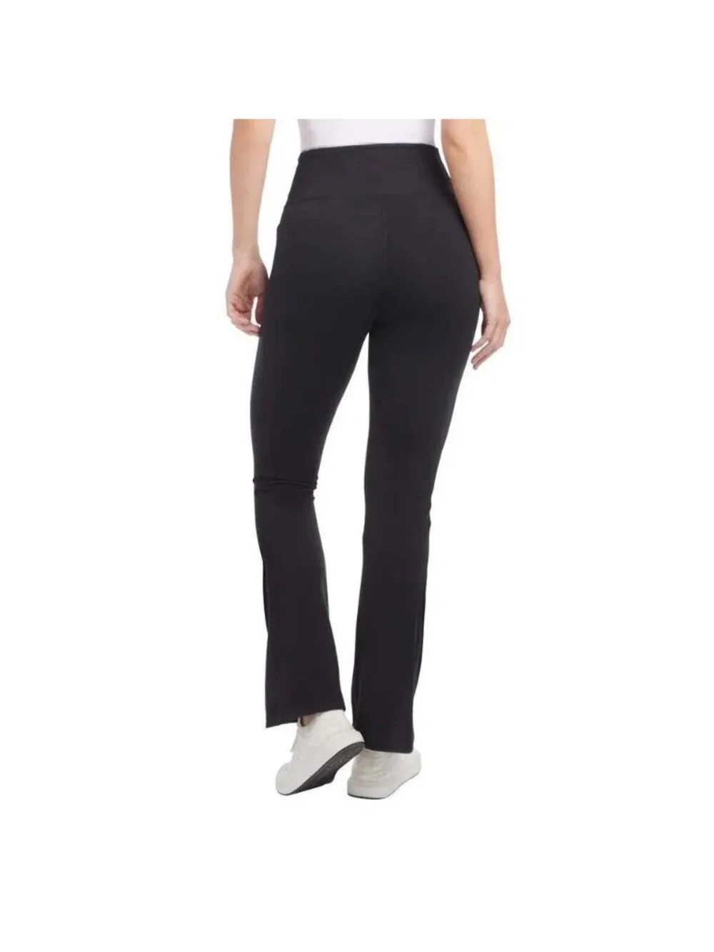 NWT Jockey Women's S Yoga Pant Black Salt High Waist Side Pockets B1486